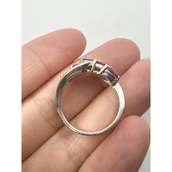 DBJ natural ruby 925 sterling silver Ring size 7 - Picture 4 of 8